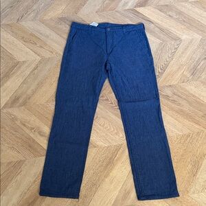 Men's Blue linen blend jeans